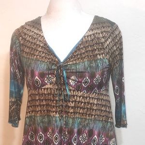 ING Made in USA Size:2X Stretch Top